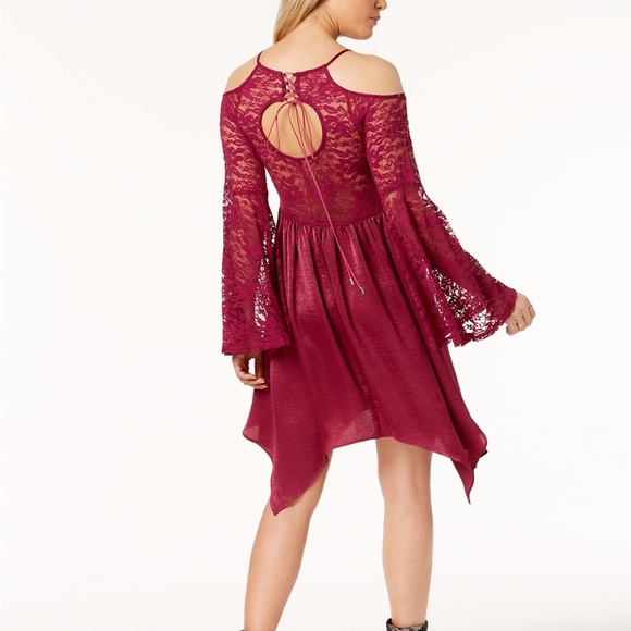 The Edit By Seventeen Juniors' Cold-Shoulder Dress - Picture 2 of 4